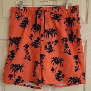Old Navy Hawaiian Print Swim Trunk L